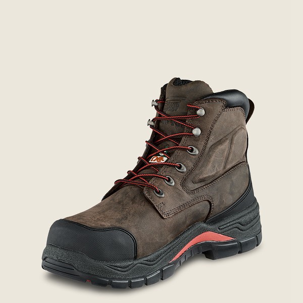 Red Wing Safety Boots King Toe® Adc - 6-Inch Insulated Waterproof Csa Toe - Mørke Grå - Herre 2645-B